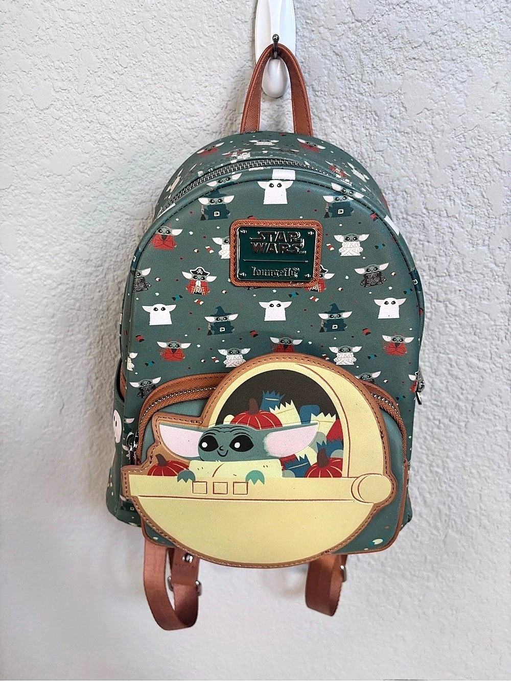 Loungefly Star Wars The Mandalorian Grogu Halloween Mini Backpack